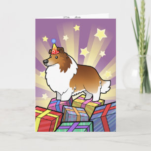 Verjaardag Shetland Sheepdog / Collie Kaart