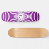 Verjaardag Skateboard - Gepersonaliseerd - Kleuren (Horizontaal)