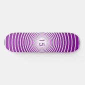 Verjaardag Skateboard - Gepersonaliseerd - Kleuren (Horizontaal)
