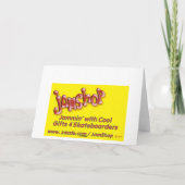 Verjaardag skateboarden Kaart 3 (Achterkant)