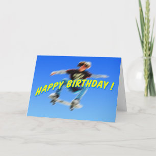Verjaardag skateboarden Kaart 3