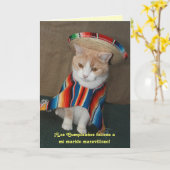 Verjaardag Spaans voor man Kaart (Gele Bloem)