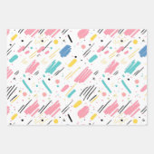 Verjaardag Sprinkles Snoep Pattern Inpakpapier Vel (Voorkant 3)