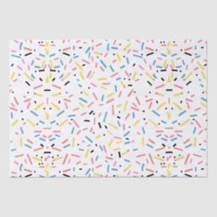 Verjaardag Sprinkles Snoep Pattern Tissuepapier