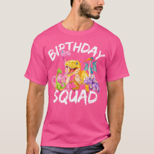 Verjaardag Squad Dino Kids Verjaardag Jongen Dinos T-shirt