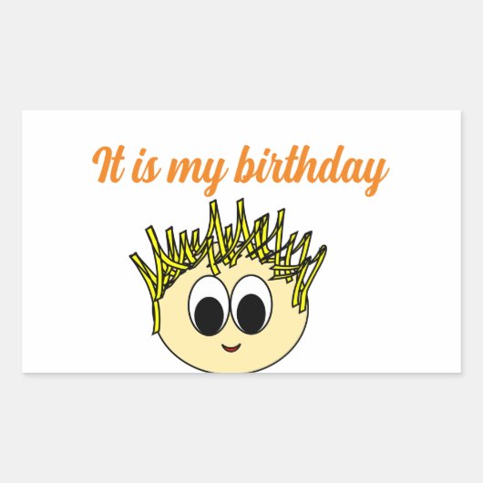 Verjaardag stickers dag (Voorkant)