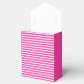 Verjaardag Stripes Roze⎮Wit Groen Favoriet Box Bedankdoosjes (Geopend)