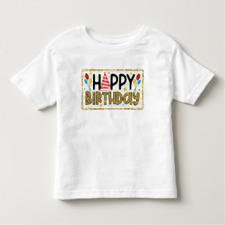 Verjaardag T-shirts: Verjaardag Ontwerp Kinder Shirts