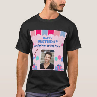 Verjaardag tekst afbeelding wensen mannen jongens t-shirt