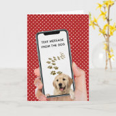 verjaardag tekstbericht op mobiele telefoon kaart (Gele Bloem)