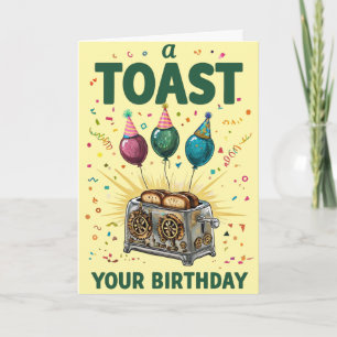 Verjaardag Toast - Leuke Viering Kaart