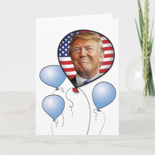 Verjaardag Trump Kaart (Voorkant)