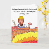 Verjaardag Trump Wall Kaart (Gele Bloem)