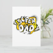 VERJAARDAG TSHIRT VOOR VADER  KAART (Staand voorkant)