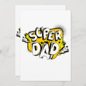 VERJAARDAG TSHIRT VOOR VADER  KAART (Voorkant / Achterkant)