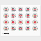 Verjaardag Tube Party Stickers (Vel)