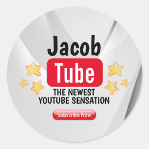 Verjaardag Tube Party Stickers