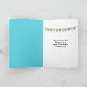 Verjaardag typemachine bedankkaart (Binnen)