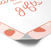 Verjaardag van aardbeismeisjes | Kaarten & Teken v Poster (Hoek)