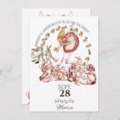 Verjaardag van Alice in Wonderland Kaart (Voorkant / Achterkant)