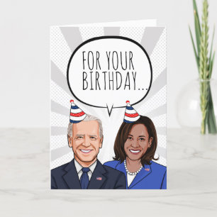 Verjaardag van Biden Harris: Wij in het Witte Huis Kaart