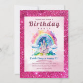 Verjaardag van Cute Castle Girls Kaart (Voorkant)