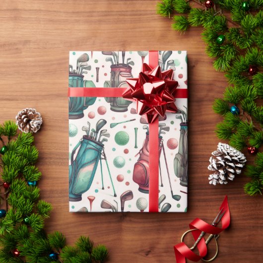 Verjaardag van de golfparty cadeaupapier (Feestdagen Geschenken)