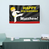 Verjaardag van de Jongen van de Blonde van de Riem Spandoek (Beurs)