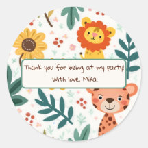 Verjaardag van de kinderen in Oerwoud stijl