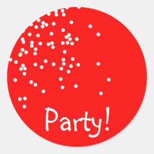 Verjaardag van de kleurrijke kinderen ronde sticker