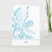 Verjaardag van de mechanische schedel kaart (Achterkant)