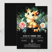 Verjaardag van de moderne Castle Tiger Kaart (Voorkant / Achterkant)