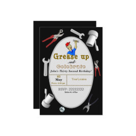 Verjaardag van de monteur kaart