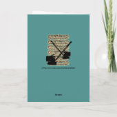 Verjaardag van de operationele ingenieur van de kr kaart (Achterkant)