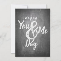 Verjaardag van de relatie in krijtbord uitziend