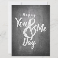 Verjaardag van de relatie in krijtbord uitziend