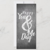 Verjaardag van de relatie in krijtbord uitziend
