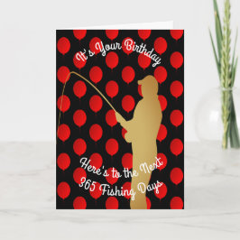 Verjaardag van de volgende 365 Gevist dagen Kaart