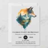 Verjaardag van de wolf kaart (Voorkant)