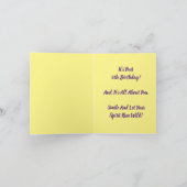 Verjaardag van een meisje van 5 jaar bedankkaart (Binnen)