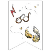 Verjaardag van Harry Potter-icoon Vlaggetjes (Eerste vlag)