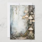 Verjaardag van het Enchanted Magical Forest Kind Kaart (Achterkant)