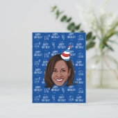 VERJAARDAG VAN KAMALA HARRIS BRIEFKAART (Staand voorkant)