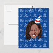 VERJAARDAG VAN KAMALA HARRIS BRIEFKAART (Voorkant / Achterkant)