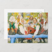 Verjaardag van Kersti door Carl Larsson Briefkaart (Voorkant / Achterkant)