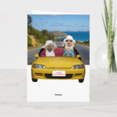 Verjaardag van lieve honden kaart (Achterkant)