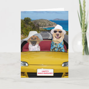 Verjaardag van lieve honden kaart