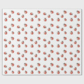 Verjaardag van Lieveboeren Ladybugs Cadeaupapier (Vlak)