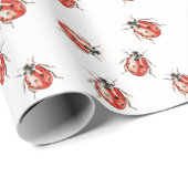Verjaardag van Lieveboeren Ladybugs Cadeaupapier (Rol Hoek)