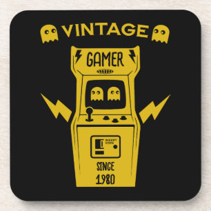 Verjaardag van Over The Hill Gamers Bier Onderzetter